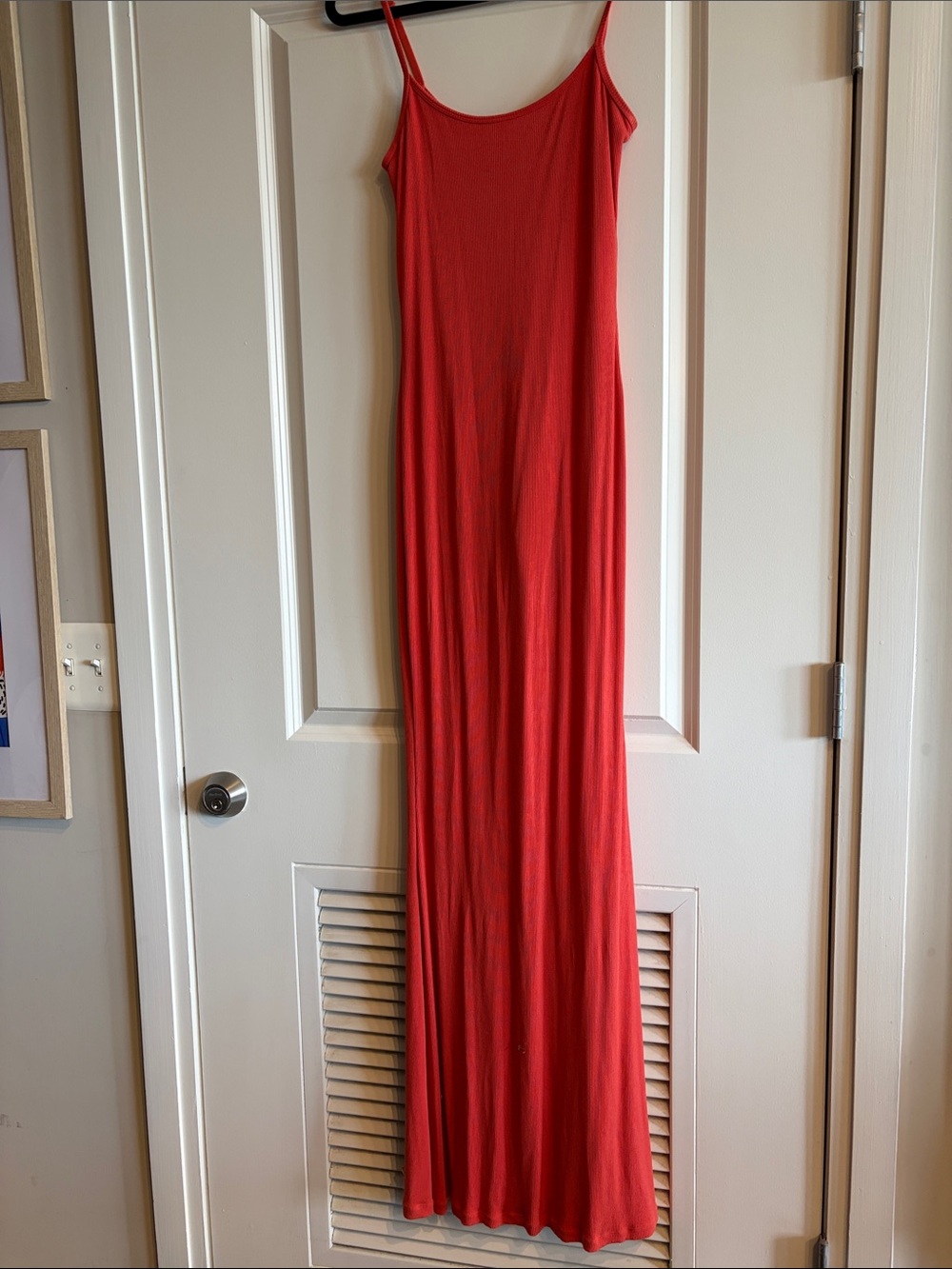 Peach Spaghetti-Strap Maxi Dress - Women